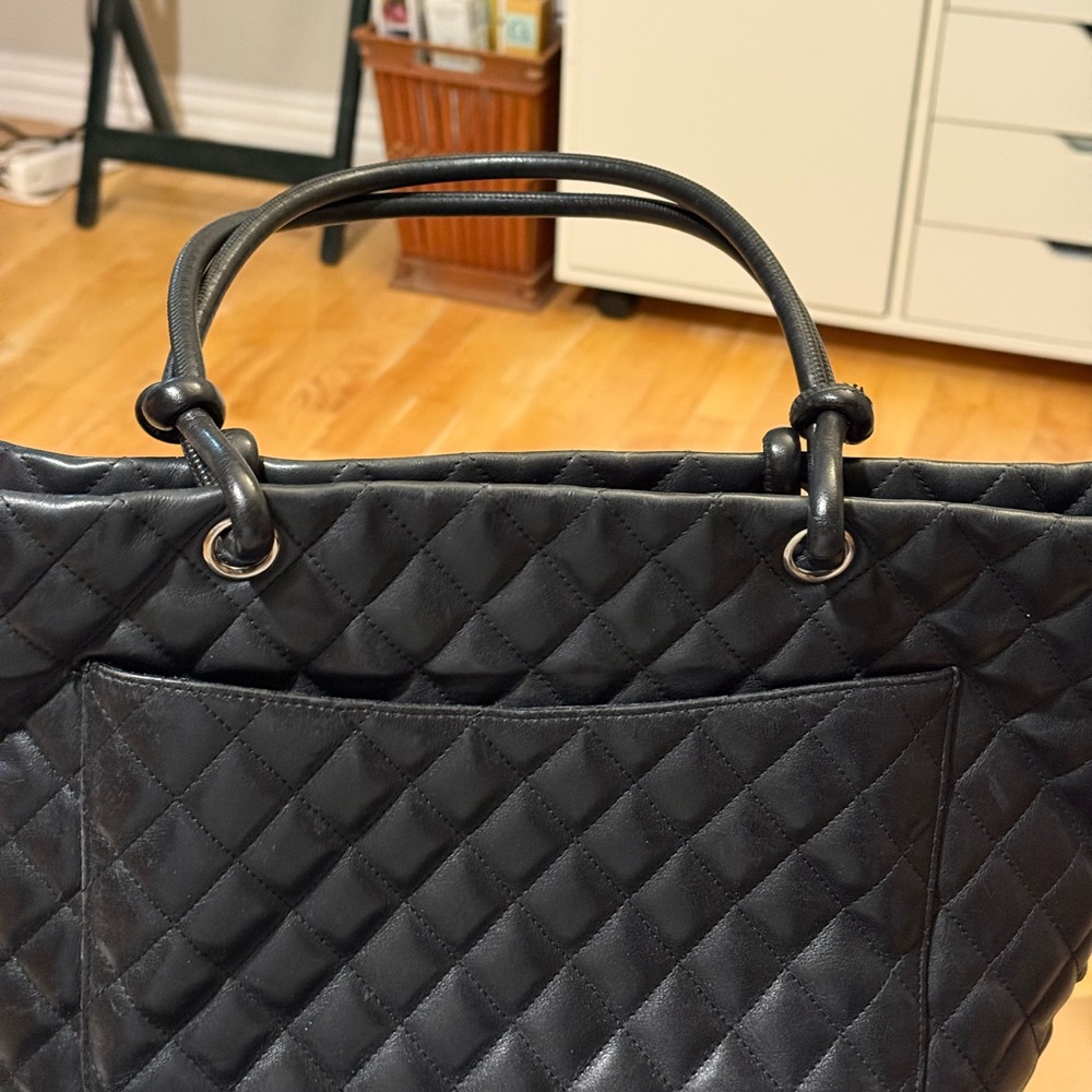 ✨ Chanel Cambon Ligne Ligne Quilted Tote ✨ - Picture 11 of 14